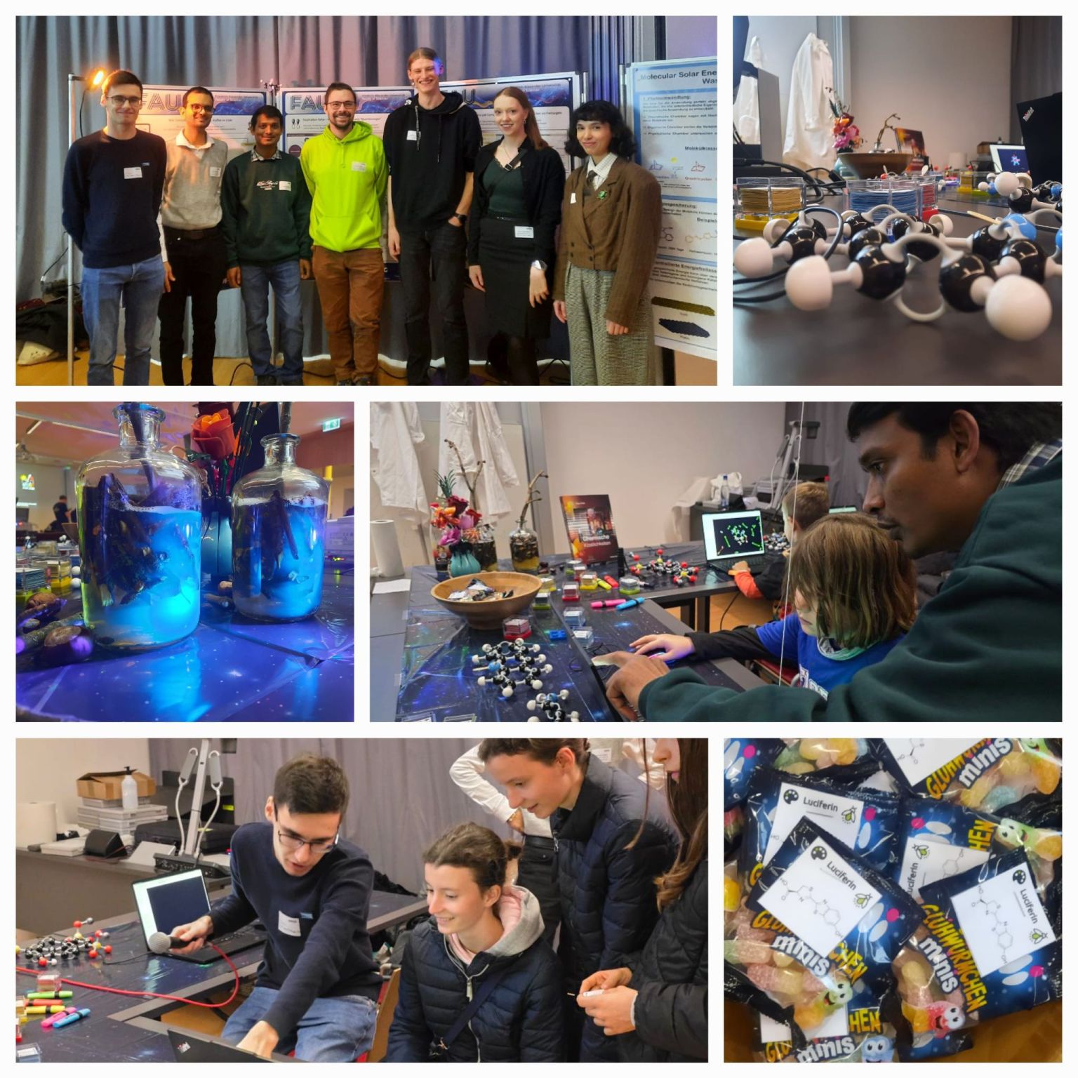 Impressions of the Long Night of Science hosted by Prof. Müller's group