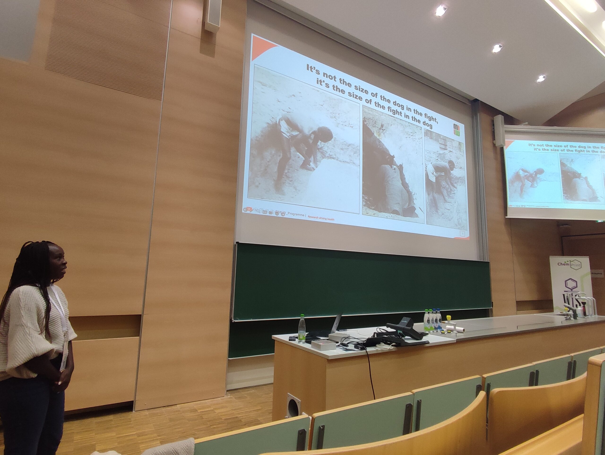 Dr. Grace Androga: It's not the size of the dog in the fight, it's the size of the fight in the dog